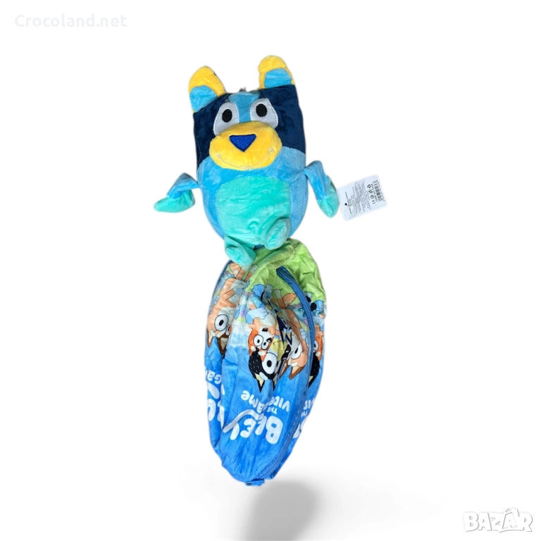 Плюшена играчка 2 в 1 – Bluey с трансформиращ се спален чувал, снимка 1