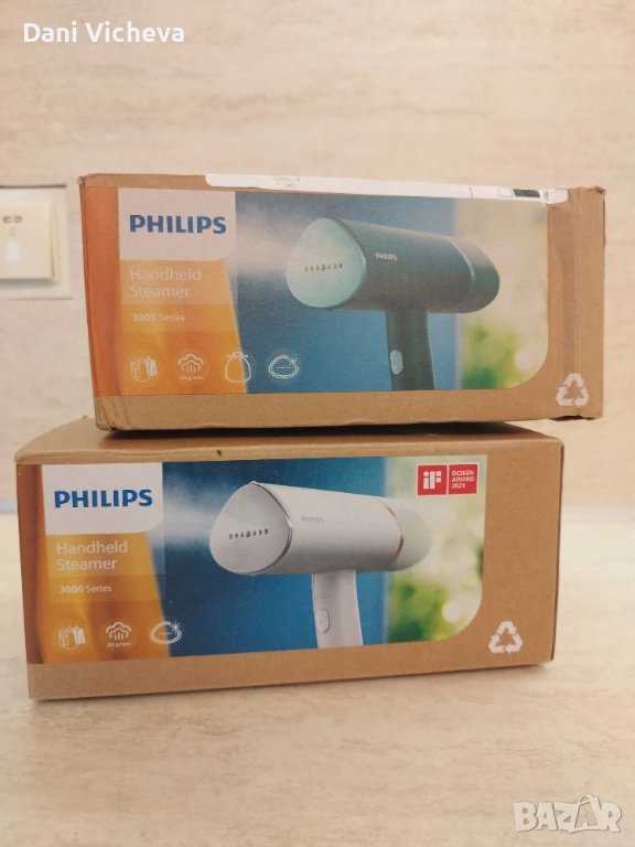 Вертикална ютия Philips 3000 Series Handheld Steamer, снимка 1