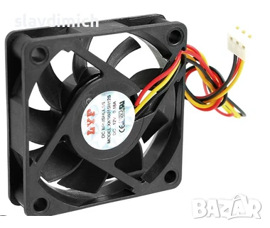 НОВ вентилатор DC Brushless fan 60 mm DC 12V 0.18A 3 pin, снимка 1