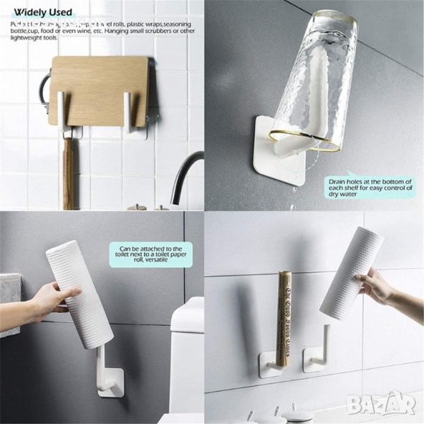 3224 пластмасова поставка за домакинска ролка или фолио, снимка 1