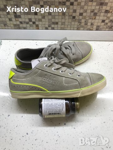 Велурени обувки,кецове на ,,S’oliver” номер 37, снимка 2 - Кецове - 30063834