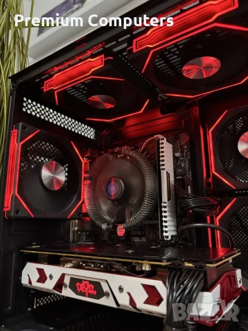 Бюджетен Геймърски компютър Intel i5 6500/RX580/12 Ram/256 ssd/500GB HDD/600W, снимка 3 - Геймърски - 54307079