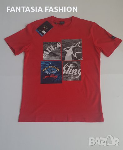 Мъжки  Тениски Paul & Shark, снимка 2 - Тениски - 34965685