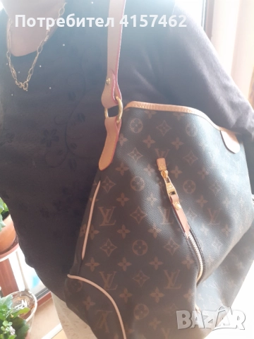 Уникална Louis Vuitton естествена кожа 53/43см чанта