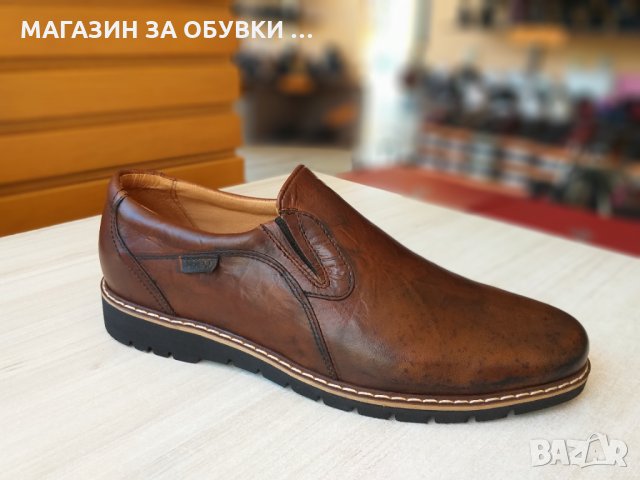 МЪЖКИ ОБУВКИ-ЕСТЕСТВЕНА КОЖА-БЪЛГАРИЯ код:15Р39, снимка 3 - Ежедневни обувки - 32195734