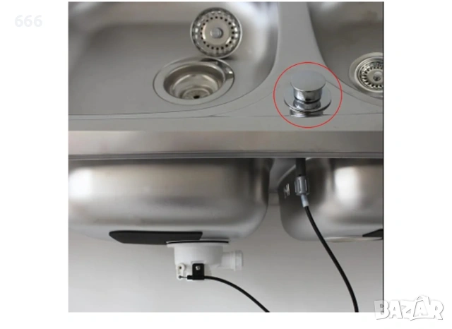 Система за изхвърляне на боклук, устройство за управление на единична мивка, въздушен превключвател , снимка 4 - Други стоки за дома - 53238690