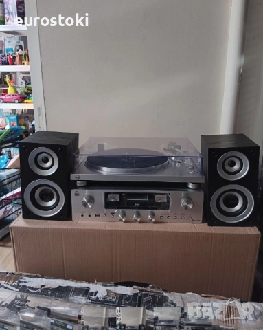 Комплект грамофон и усилвател GPO - PR 100/200, грамофон GPO PR100 с комплект PR200 , снимка 2 - Грамофони - 52436834