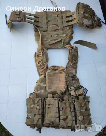 Тактическа жилетка Multicam, снимка 5 - Екипировка - 51062303