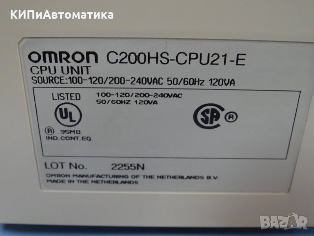 контролер Omron C200HS-CPU21-EC sysmac programmable controller, снимка 4 - Резервни части за машини - 35228373