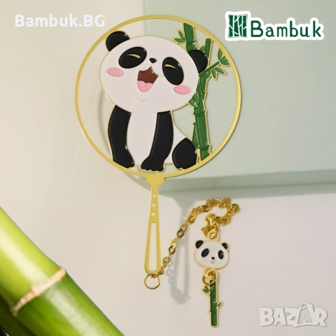 Книгоразделител ,,Панда с бамбук", снимка 4 - Други - 52559899