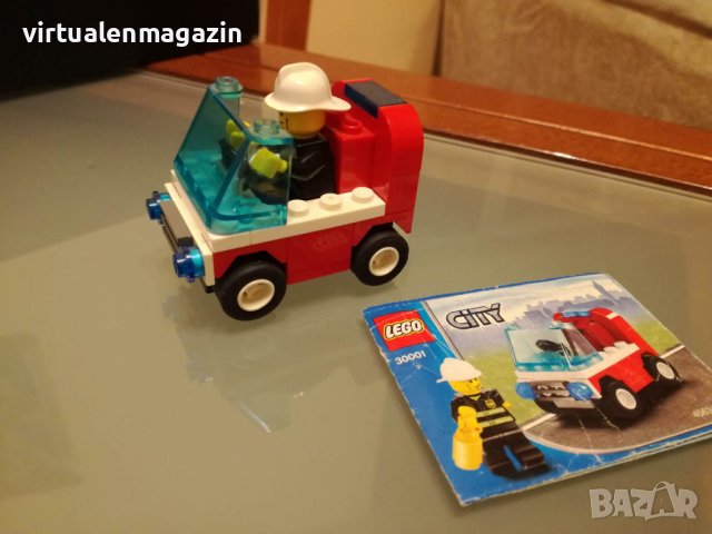 Конструктор Лего - модел LEGO City 30001 - Пожарникарска кола, снимка 4 - Конструктори - 38763286