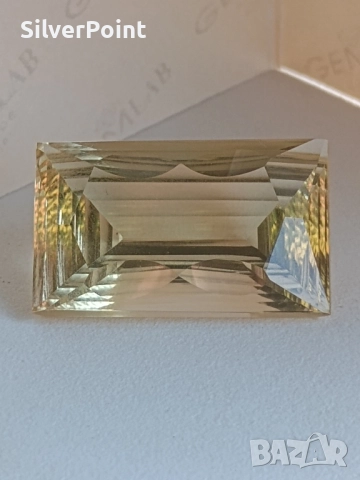 Цитрин огромен със сертификат 