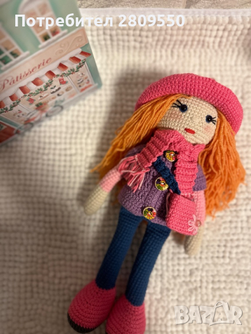Кукла плетена ръчна изработка, снимка 3 - Кукли - 44549320