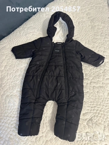 BOSS KIDSWEAR Гащеризон 6м/67см, снимка 6 - Бебешки гащеризони - 54205832