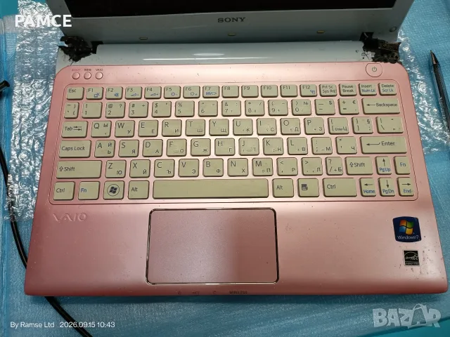 Лаптоп Sony Vaio SVE111A11M  (2010) Работещ на части!, снимка 5 - Лаптопи за дома - 56112759
