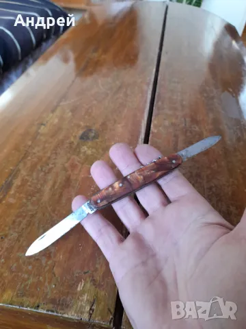 Стар джобен нож,ножче,ножка #93, снимка 5 - Други ценни предмети - 48641195