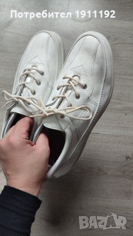 Мъжки бели обувки. Ecco. 44, снимка 2 - Ежедневни обувки - 35137721