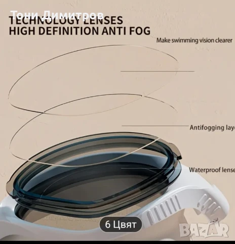 Нови HD очила за плуване, снимка 11 - Водни спортове - 51196214