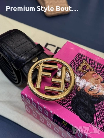 Колани Fendi от естествена кожа в кутия на марката , снимка 3 - Колани - 54035724