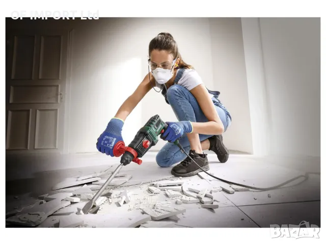 Немски Перфоратор Къртач PARKSIDE 800W SDS, снимка 7 - Бормашини - 47587258