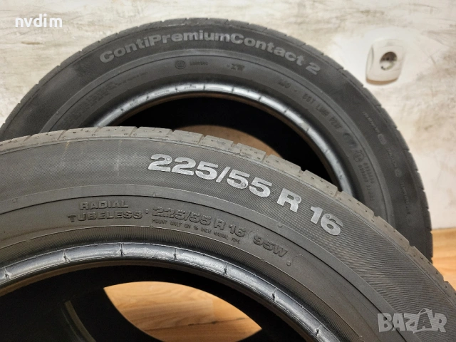 225/55/16 Continental / летни гуми, снимка 7 - Гуми и джанти - 54048244