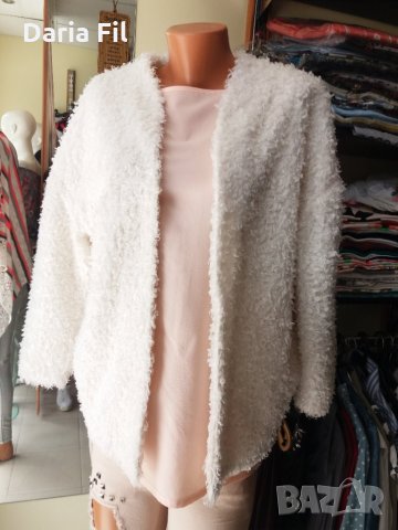 СНЕЖНОБЯЛО пухкаво яке, снимка 2 - Якета - 29923106