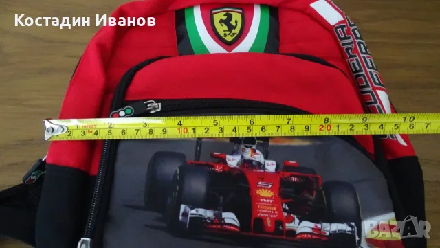 Ferrari Formula 1 детска раница F1 болид Ферари Формула 1, снимка 11 - Раници - 56244096