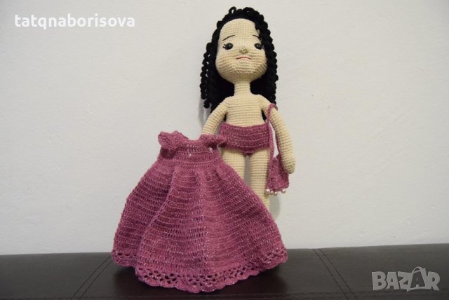 Плетена кукла, снимка 4 - Кукли - 44339652