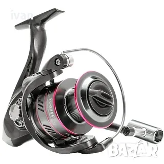 намаление макара Yomoshi Yo1000, Графитено тяло, алуминиева шпула, метална дръжка, 12+1 лагера