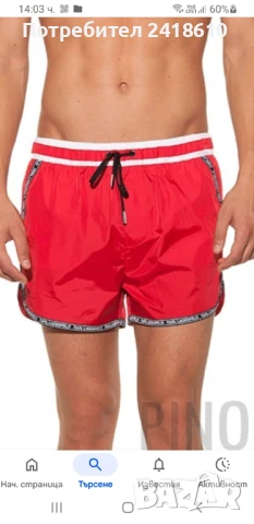 Karl Lagerfeld Swimwear Print Mens Size S/ M ОРИГИНАЛ! Мъжки Бански!, снимка 3 - Бански - 51053218