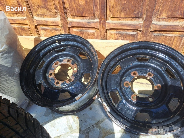 4 бр. Железни джанти 15 цола за Opel Frontera, снимка 3 - Гуми и джанти - 54098164