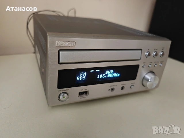 Denon RCD M 38 с дистанционно и тонколони SC M Denon , снимка 11 - Аудиосистеми - 53933107
