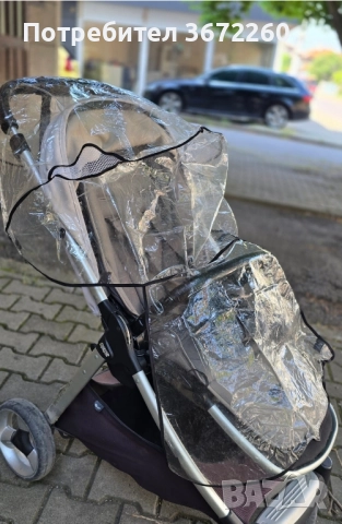 Бебешка Количка Mamas and Papas Унисекс с два коша и покривала, снимка 3 - Детски колички - 52153409