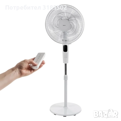 Вентилатор 16'' Diplomat с дист. управление, таймер, снимка 2 - Вентилатори - 51512808