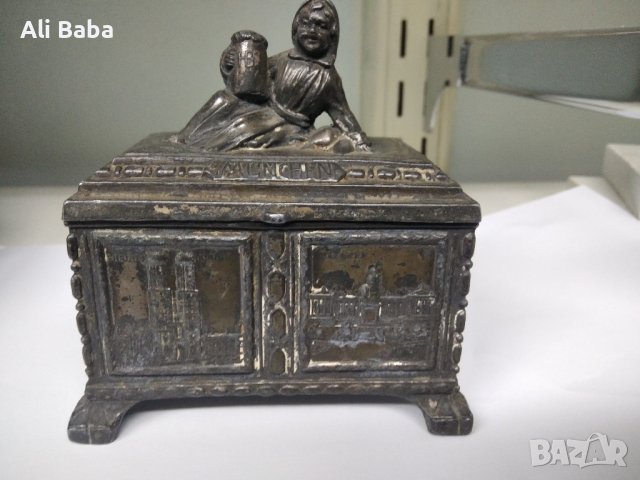 Красива антикварна кутия за бижута от Мюнхен 1920 г, снимка 1