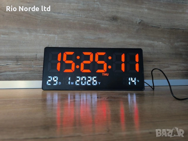 Дигитален часовник, снимка 3 - Друга електроника - 53278786