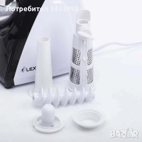 Мощна машина за смилане на месо с мощност 500W, снимка 8 - Месомелачки - 51857570