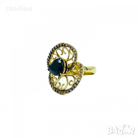 ЗЛАТЕН ПРЪСТЕН 6,68ГР. РАЗМЕР:55 14КР. ПРОБА:585 МОДЕЛ:3383-2, снимка 2 - Пръстени - 36686477