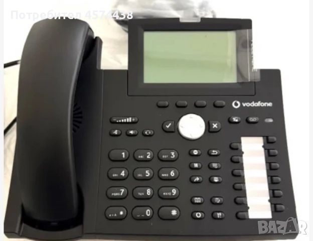Оригинален Офис Телефон с Кабел Vodafone, снимка 3 - Стационарни телефони и факсове - 52207715
