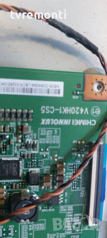 TCon BOARD ,V420HK1-CS5 for TOSHIBA 50L7335DG 43inc DISPLAY V500HK1-LS6 Rev.C1, снимка 2 - Части и Платки - 42209594