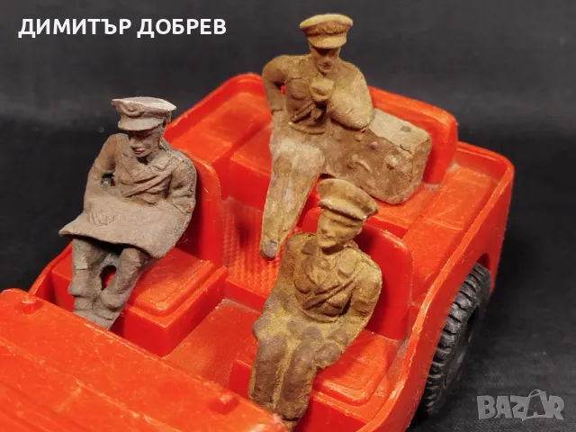 СТАРА РЕТРО ПЛАСТМАСОВА КОЛА ИГРАЧКА JEEP WILLYS, снимка 8 - Колекции - 47296059