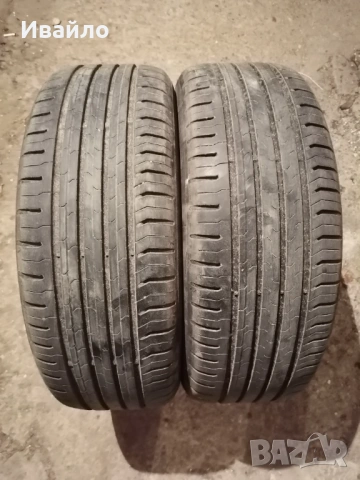 Продавам 2 броя летни гуми 205.55.16 на 1 сезон дот 2021 Контентал 