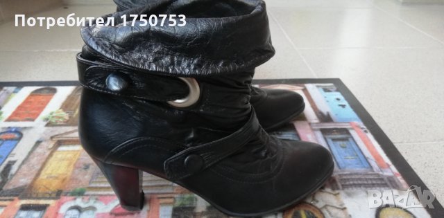 Елегантни дамски боти естествена кожа, снимка 2 - Дамски боти - 29423307