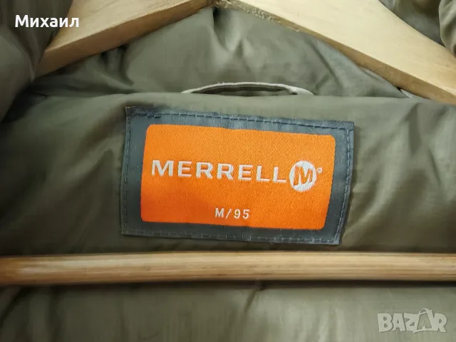 Качествена мъжка шуба Merrell гъши пух размер М, снимка 6 - Якета - 56242484