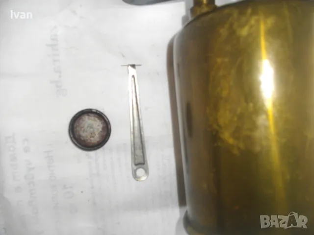 БЪЛГАРСКА СОЦ 1973г. БЕНЗИНОВА ГОРЕЛКА ХРОМ СИЛИСТРА ОТЛИЧНО СЪСТОЯНИЕ ПОЧТИ НОВА 1 ЛИТЪР С ИГЛА , снимка 3 - Други инструменти - 48235270
