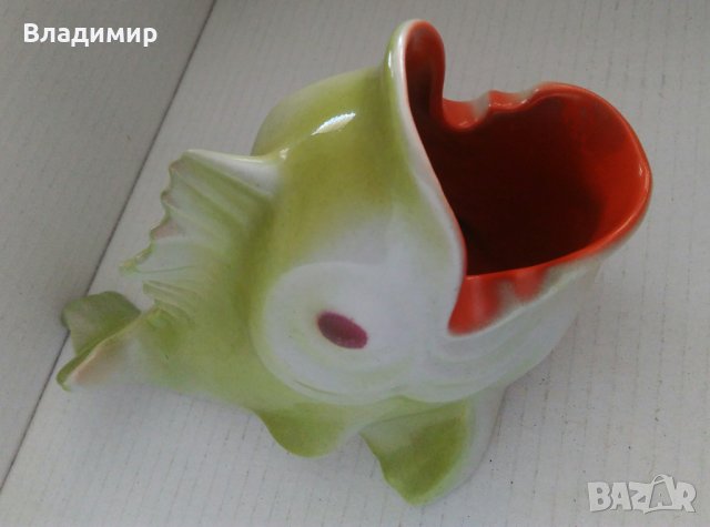 Декоративни риби/статуетки/вазичка и чаша с надпис "Чашата на рибаря", снимка 4 - Декорация за дома - 29812901