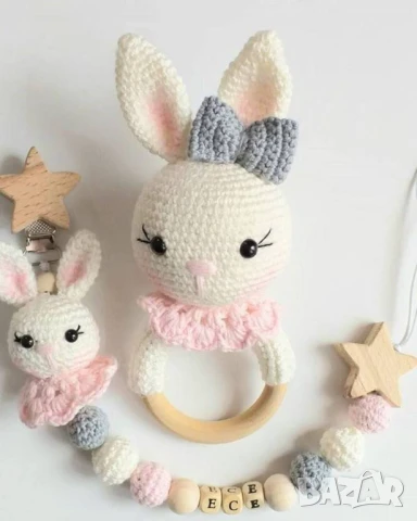 Бебешка дрънкалка или клипс за биберон  , снимка 3 - Други - 51173314