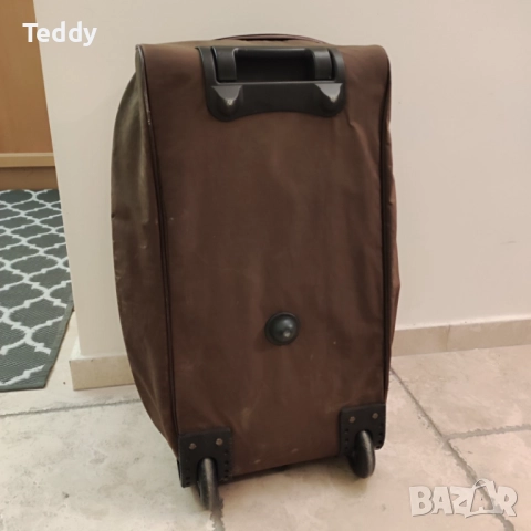 Голяма спортна чанта за пътуване с колелца и дръжка, тип куфар, снимка 3 - Чанти - 52940082