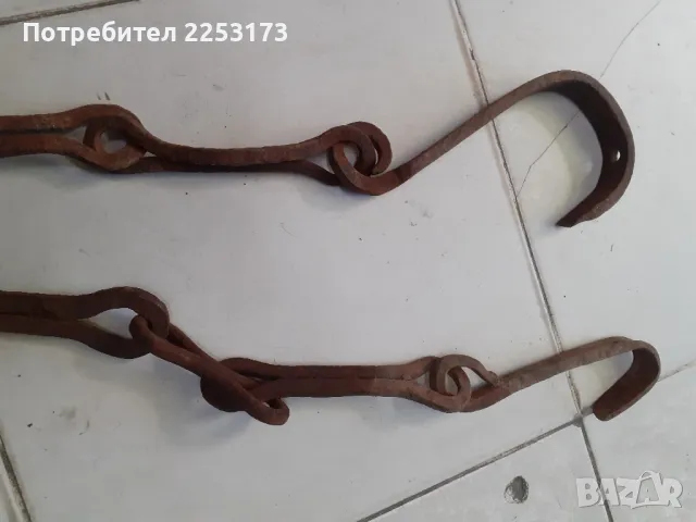 Две ковани вериги лот, снимка 4 - Декорация за дома - 47803364