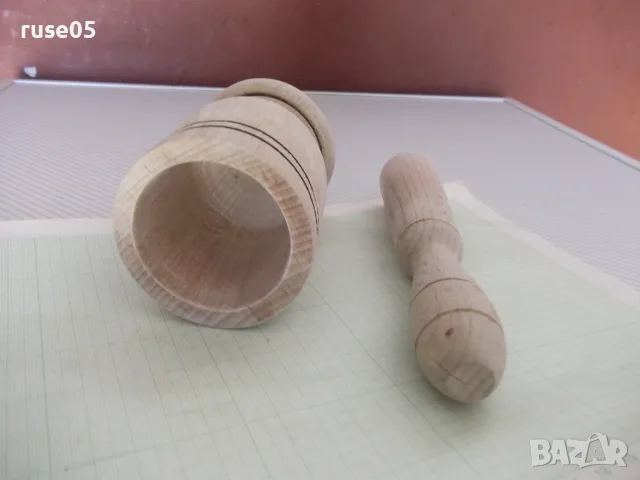 Хаванче дървено с чукало, снимка 8 - Аксесоари за кухня - 56103493